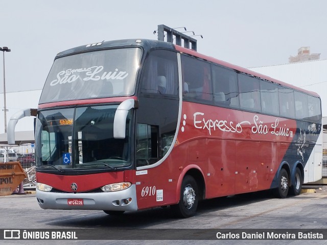 Expresso São Luiz 6910 na cidade de Goiânia, Goiás, Brasil, por Carlos Daniel Moreira Batista. Número da foto: #12453549.
