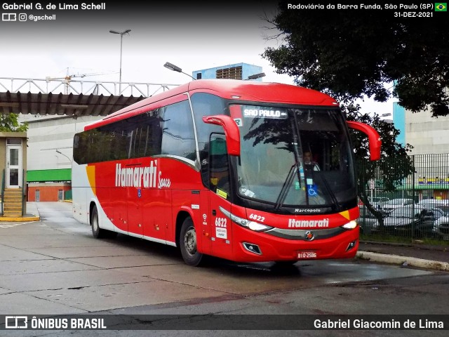 Expresso Itamarati 6822 na cidade de São Paulo, São Paulo, Brasil, por Gabriel Giacomin de Lima. Número da foto: #12454037.