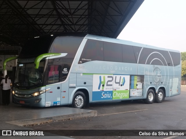 Viação Garcia 8402 na cidade de Paranavaí, Paraná, Brasil, por Celso da Silva Ramos. Número da foto: #12454968.