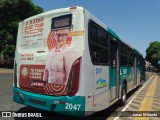 Transporte Urbano São Miguel 2047 na cidade de Uberlândia, Minas Gerais, Brasil, por Jonas Miranda. Número da foto: #:id.