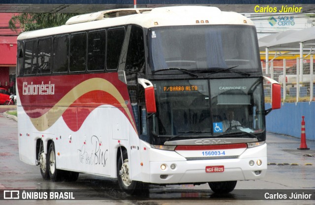 Auto Viação Goianésia 156003-4 na cidade de Goiânia, Goiás, Brasil, por Carlos Júnior. Número da foto: #12500129.