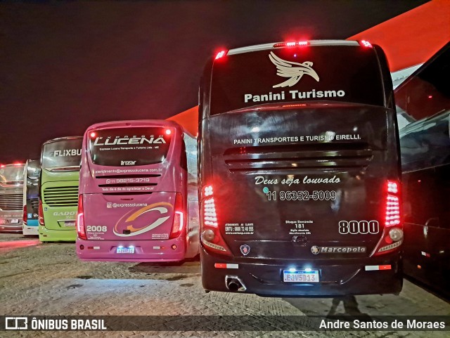 Panini Turismo 8000 na cidade de Registro, São Paulo, Brasil, por Andre Santos de Moraes. Número da foto: #12501110.