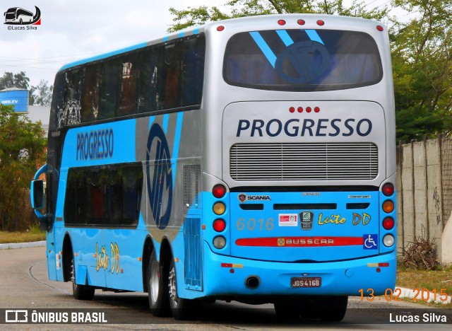 Auto Viação Progresso 6016 na cidade de Recife, Pernambuco, Brasil, por Lucas Silva. Número da foto: #12497900.