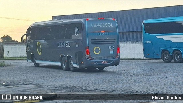 Viação Cidade Sol 8080 na cidade de Cruz das Almas, Bahia, Brasil, por Flávio  Santos. Número da foto: #12498938.