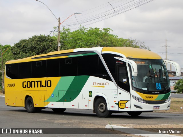 Empresa Gontijo de Transportes 7090 na cidade de Teresina, Piauí, Brasil, por João Victor. Número da foto: #12499365.