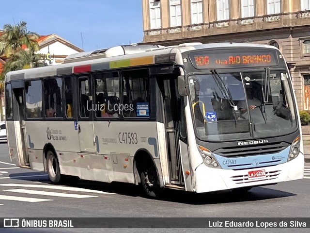 Viação Redentor C47583 na cidade de Rio de Janeiro, Rio de Janeiro, Brasil, por Luiz Eduardo Lopes da Silva. Número da foto: #12498394.
