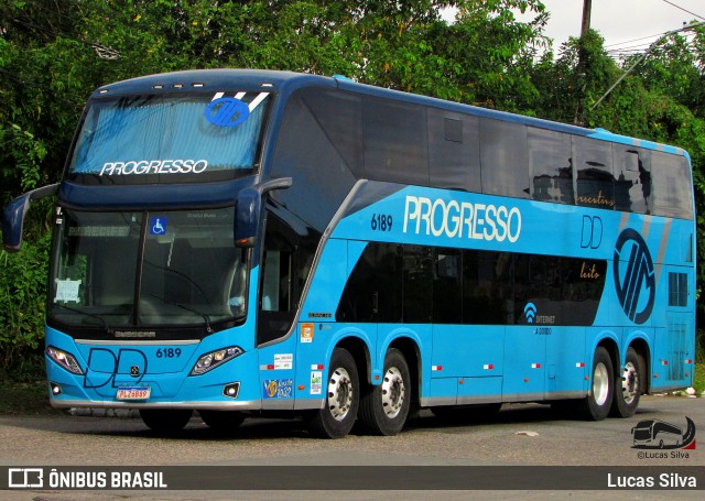 Auto Viação Progresso 6189 na cidade de Recife, Pernambuco, Brasil, por Lucas Silva. Número da foto: #12497945.