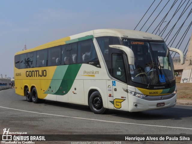 Empresa Gontijo de Transportes 18265 na cidade de Campinas, São Paulo, Brasil, por Henrique Alves de Paula Silva. Número da foto: #12501429.