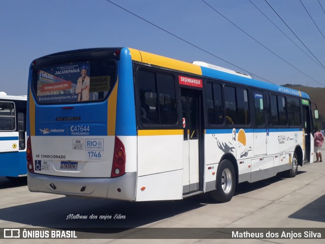 Viação Redentor C47644 na cidade de Rio de Janeiro, Rio de Janeiro, Brasil, por Matheus dos Anjos Silva. Número da foto: #12499007.