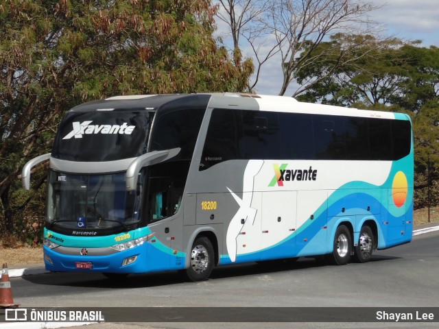 Viação Xavante 18200 na cidade de Brasília, Distrito Federal, Brasil, por Shayan Lee. Número da foto: #12500873.