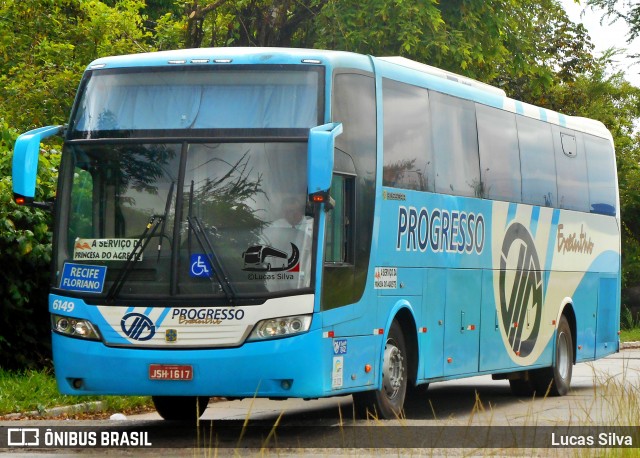 Auto Viação Progresso 6149 na cidade de Recife, Pernambuco, Brasil, por Lucas Silva. Número da foto: #12497908.