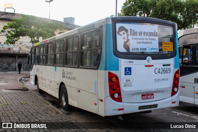 Viação Acari C42669 na cidade de Rio de Janeiro, Rio de Janeiro, Brasil, por Lucas Diniz. Número da foto: #12499069.