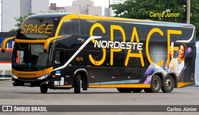 Expresso Nordeste 6074 na cidade de Goiânia, Goiás, Brasil, por Carlos Júnior. Número da foto: #12500486.