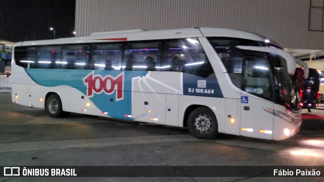 Auto Viação 1001 RJ 108.664 na cidade de Rio de Janeiro, Rio de Janeiro, Brasil, por Fábio Paixão. Número da foto: #12500274.