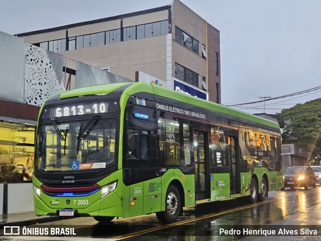Viação Campo Belo 7 2053 na cidade de São Paulo, São Paulo, Brasil, por Pedro Henrique Alves Silva. Número da foto: #12501171.