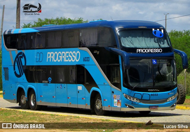 Auto Viação Progresso 6033 na cidade de Caruaru, Pernambuco, Brasil, por Lucas Silva. Número da foto: #12497955.