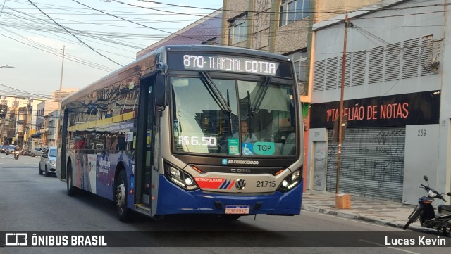 Viação Osasco 21.715 na cidade de Osasco, São Paulo, Brasil, por Lucas Kevin. Número da foto: #12501050.
