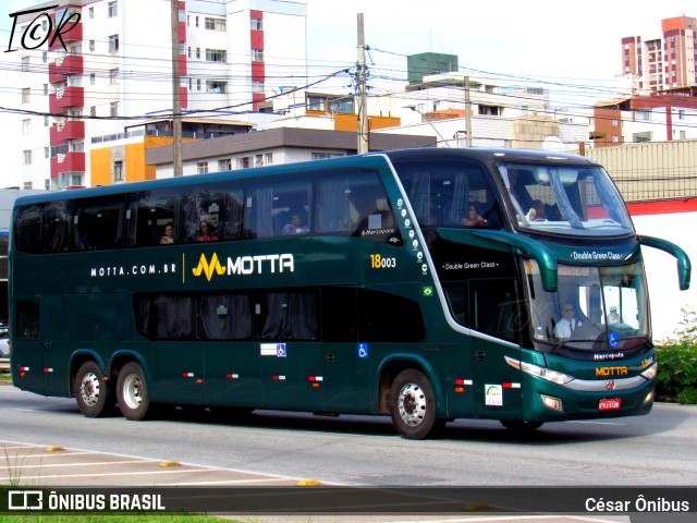 Viação Motta 18003 na cidade de Belo Horizonte, Minas Gerais, Brasil, por César Ônibus. Número da foto: #12500739.