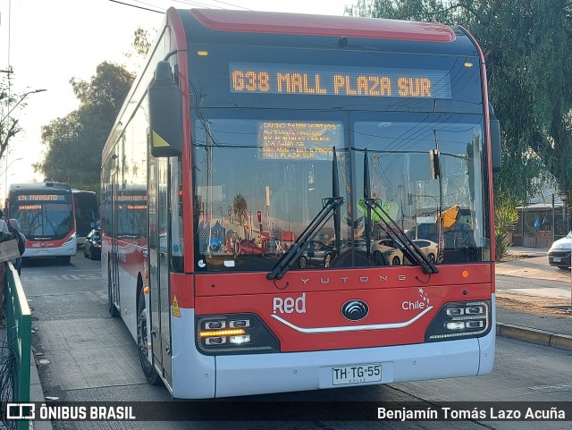 Voy Santiago THTG55 na cidade de San Bernardo, Maipo, Metropolitana de Santiago, Chile, por Benjamín Tomás Lazo Acuña. Número da foto: #12497970.