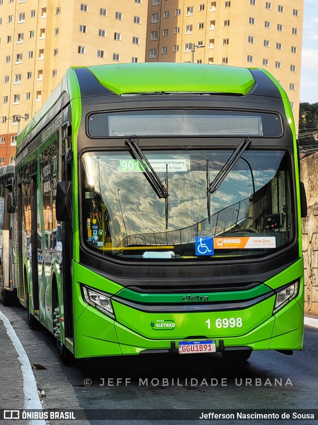 Transcooper > Norte Buss 1 6998 na cidade de São Paulo, São Paulo, Brasil, por Jefferson Nascimento. Número da foto: #12500893.
