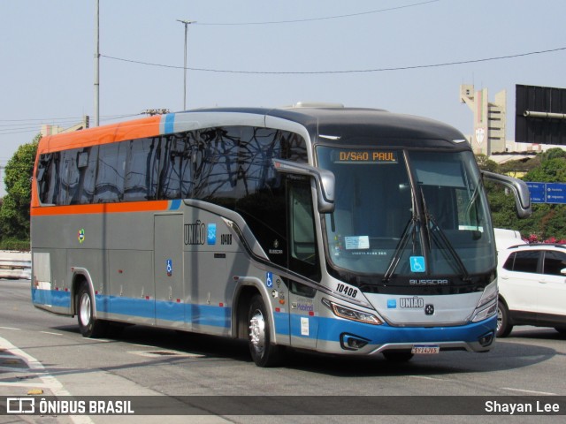 Expresso União 10408 na cidade de São Paulo, São Paulo, Brasil, por Shayan Lee. Número da foto: #12500344.