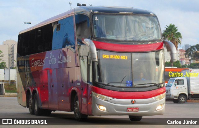 Expresso São Luiz 7900 na cidade de Goiânia, Goiás, Brasil, por Carlos Júnior. Número da foto: #12500023.