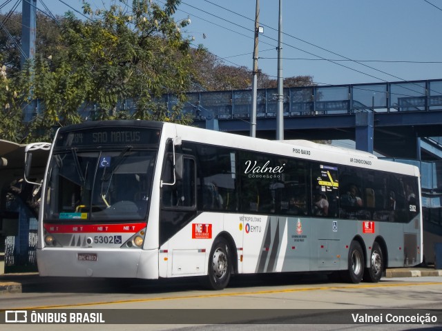 Next Mobilidade - ABC Sistema de Transporte 5302 na cidade de São Paulo, São Paulo, Brasil, por Valnei Conceição. Número da foto: #12501414.