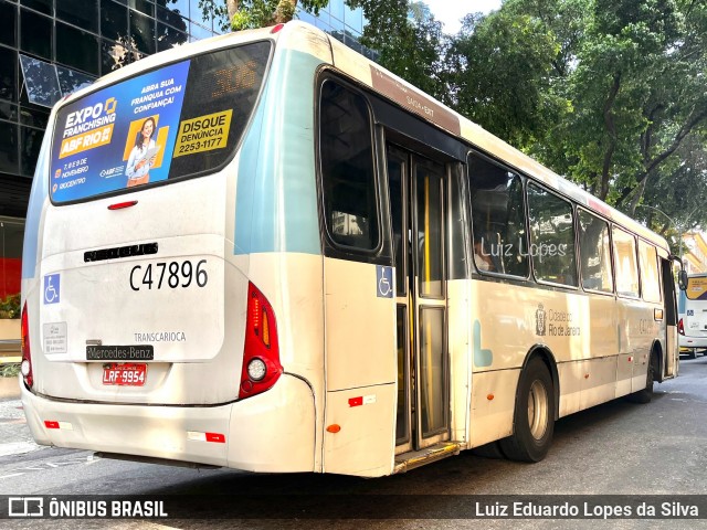 Viação Redentor C47896 na cidade de Rio de Janeiro, Rio de Janeiro, Brasil, por Luiz Eduardo Lopes da Silva. Número da foto: #12498392.