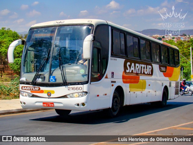 Saritur - Santa Rita Transporte Urbano e Rodoviário 21660 na cidade de Montes Claros, Minas Gerais, Brasil, por Luis Henrique de Oliveira Queiroz. Número da foto: #12501306.