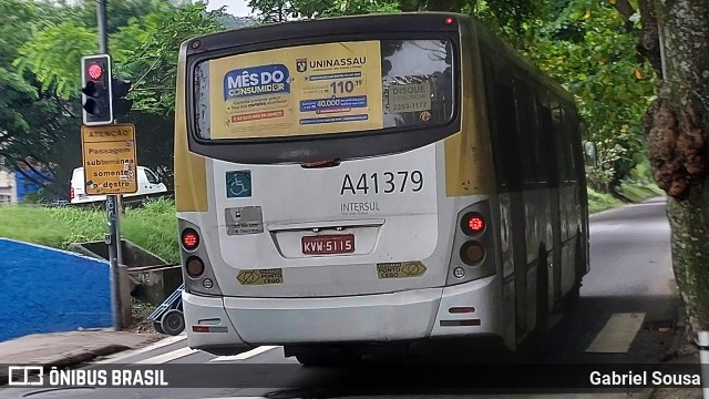 Real Auto Ônibus A41379 na cidade de Rio de Janeiro, Rio de Janeiro, Brasil, por Gabriel Sousa. Número da foto: #12500029.