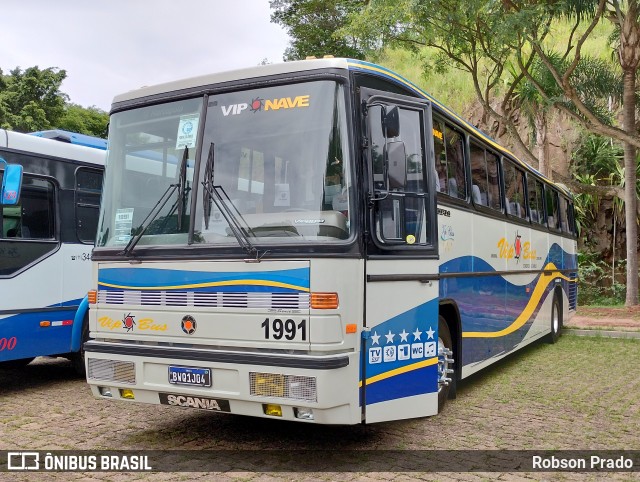 Vip Bus Comércio de Ônibus 1991 na cidade de Campinas, São Paulo, Brasil, por Robson Prado. Número da foto: #12498754.