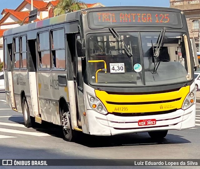 Real Auto Ônibus A41295 na cidade de Rio de Janeiro, Rio de Janeiro, Brasil, por Luiz Eduardo Lopes da Silva. Número da foto: #12498968.