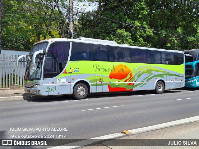 Transbrisul - Transportes Brisas do Sul 260 na cidade de Porto Alegre, Rio Grande do Sul, Brasil, por JULIO SILVA. Número da foto: #12501630.