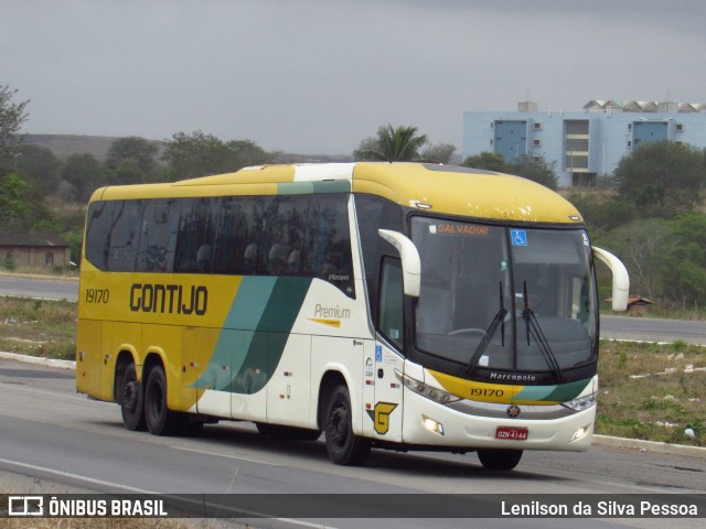 Empresa Gontijo de Transportes 19170 na cidade de Caruaru, Pernambuco, Brasil, por Lenilson da Silva Pessoa. Número da foto: #12502859.