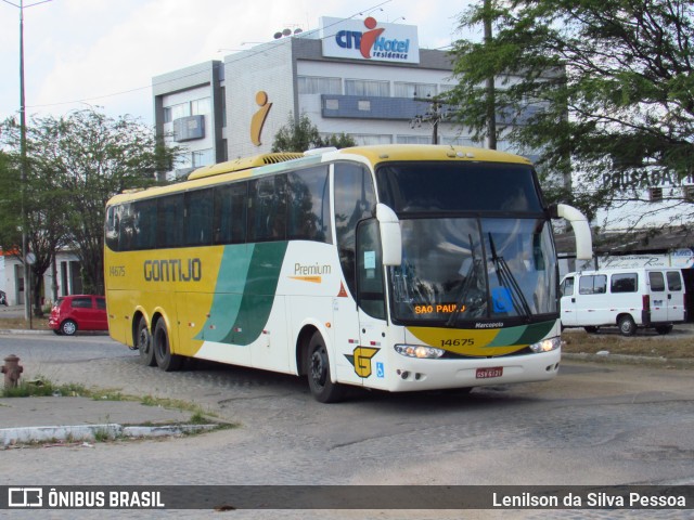 Empresa Gontijo de Transportes 14675 na cidade de Caruaru, Pernambuco, Brasil, por Lenilson da Silva Pessoa. Número da foto: #12502837.