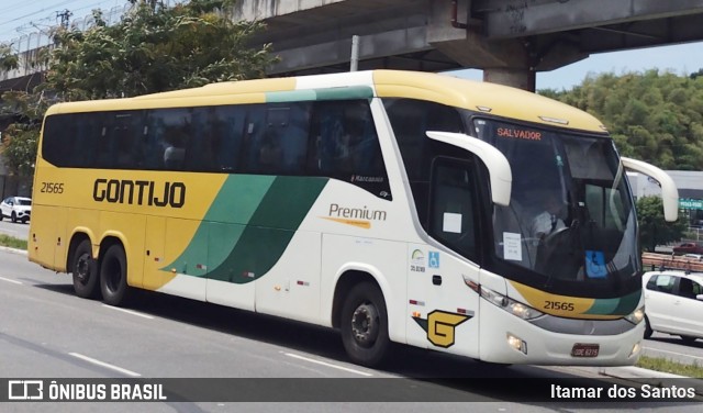 Empresa Gontijo de Transportes 21565 na cidade de Salvador, Bahia, Brasil, por Itamar dos Santos. Número da foto: #12503854.