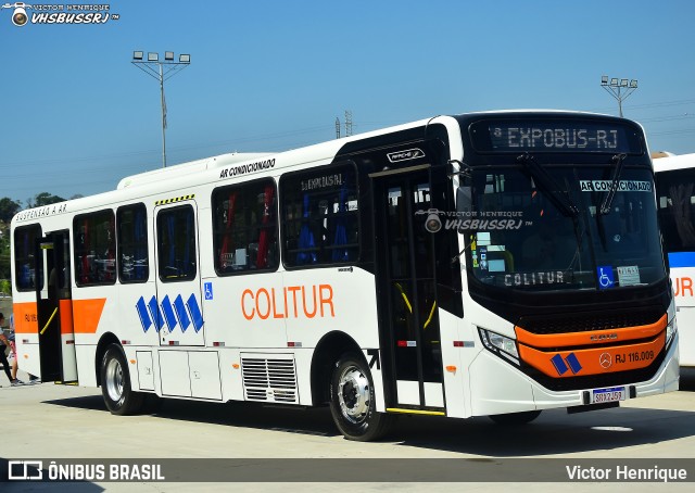 Colitur Transportes Rodoviários RJ 116.009 na cidade de Duque de Caxias, Rio de Janeiro, Brasil, por Victor Henrique. Número da foto: #12503210.