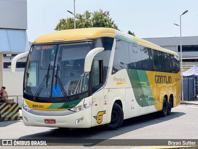 Empresa Gontijo de Transportes 18870 na cidade de Rio de Janeiro, Rio de Janeiro, Brasil, por Bryan Sutter. Número da foto: #12502397.