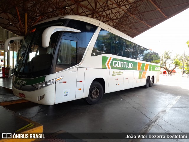 Empresa Gontijo de Transportes 21685 na cidade de Maringá, Paraná, Brasil, por João Vitor Bezerra Destefani. Número da foto: #12501804.