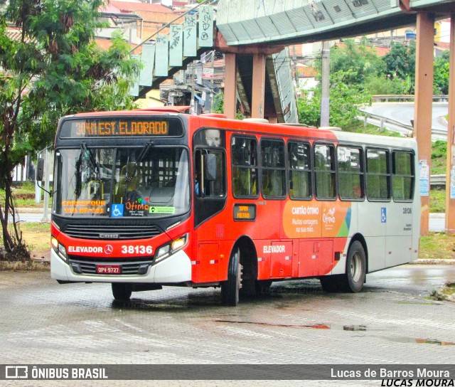 Viação Cruzeiro > Viação Sidon 38136 na cidade de Contagem, Minas Gerais, Brasil, por Lucas de Barros Moura. Número da foto: #12502317.