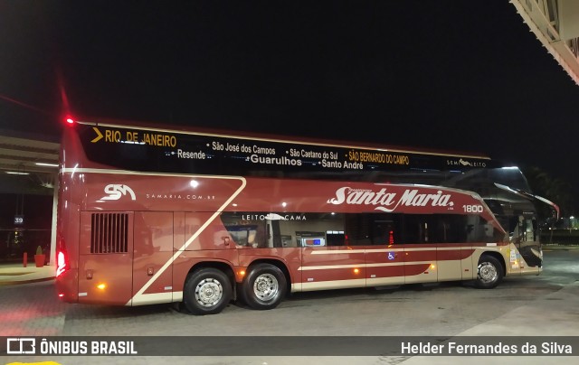 Santa Maria Fretamento e Turismo > Transportes Santa Maria(SP) 1800 na cidade de Resende, Rio de Janeiro, Brasil, por Helder Fernandes da Silva. Número da foto: #12502960.