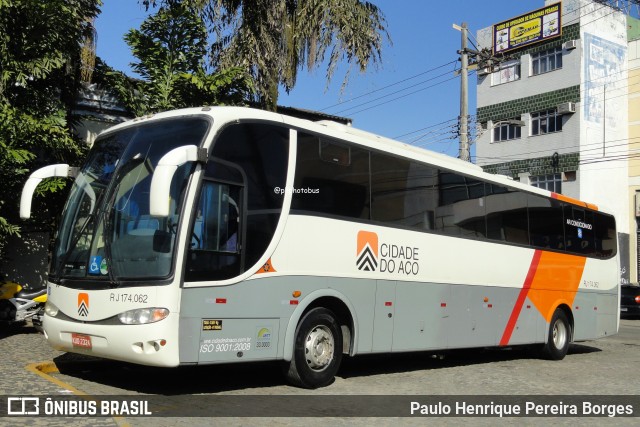 Viação Cidade do Aço RJ 174.062 na cidade de Nova Iguaçu, Rio de Janeiro, Brasil, por Paulo Henrique Pereira Borges. Número da foto: #12503132.