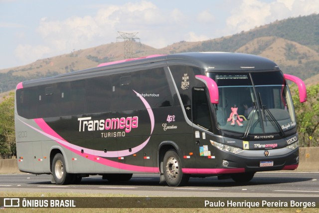 Trans Omega Turismo 1200 na cidade de Roseira, São Paulo, Brasil, por Paulo Henrique Pereira Borges. Número da foto: #12503202.