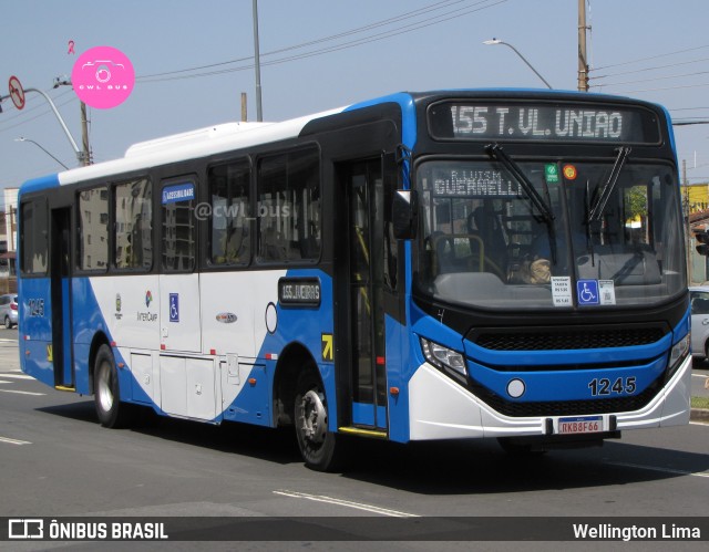 VB Transportes e Turismo 1245 na cidade de Campinas, São Paulo, Brasil, por Wellington Lima. Número da foto: #12501768.