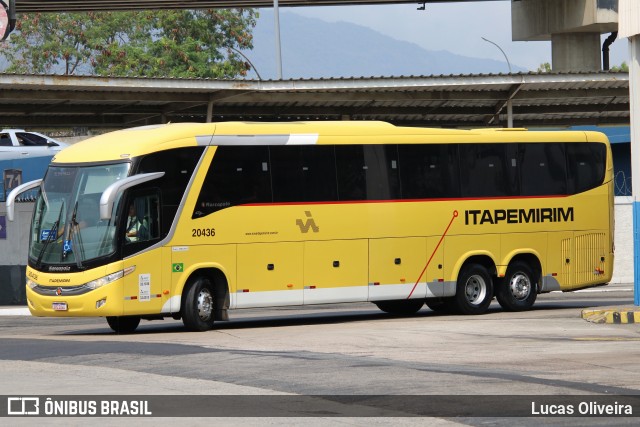 Viação Itapemirim 20436 na cidade de Rio de Janeiro, Rio de Janeiro, Brasil, por Lucas Oliveira. Número da foto: #12502524.