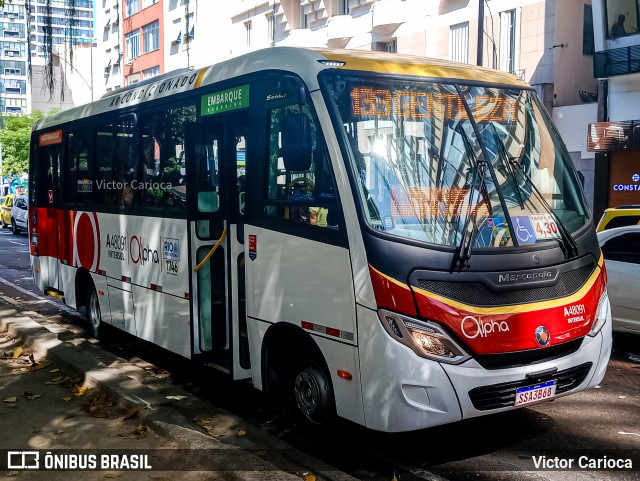 Auto Viação Alpha A48091 na cidade de Rio de Janeiro, Rio de Janeiro, Brasil, por Victor Carioca. Número da foto: #12503885.
