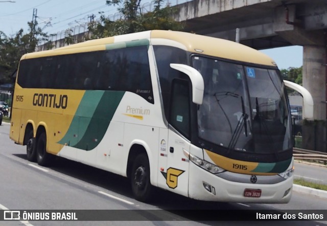 Empresa Gontijo de Transportes 19115 na cidade de Salvador, Bahia, Brasil, por Itamar dos Santos. Número da foto: #12505380.