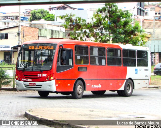 Viação Santa Edwiges 69182 na cidade de Contagem, Minas Gerais, Brasil, por Lucas de Barros Moura. Número da foto: #12505080.