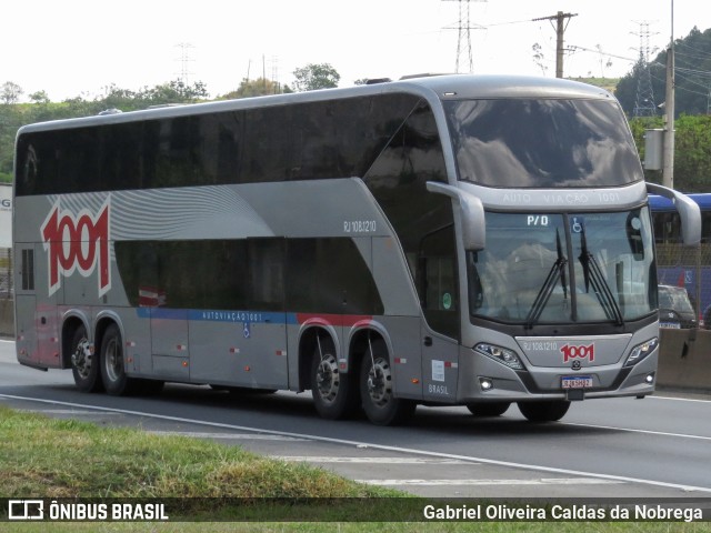 Auto Viação 1001 RJ 108.1210 na cidade de Aparecida, São Paulo, Brasil, por Gabriel Oliveira Caldas da Nobrega. Número da foto: #12505902.