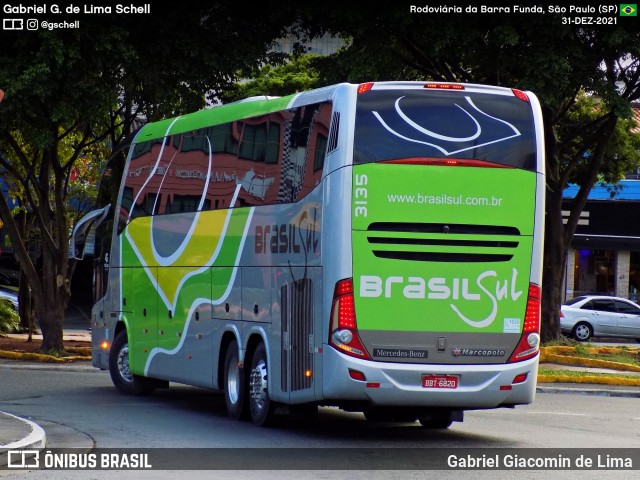 Brasil Sul Linhas Rodoviárias 3135 na cidade de São Paulo, São Paulo, Brasil, por Gabriel Giacomin de Lima. Número da foto: #12505997.